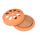 Terracotta citronella coils, about 15.2 cm