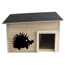 Igelhaus Igelfutterhaus Igelhotel Winterfest 40x32x24 cm