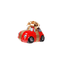 Money box "Car with bow", approx. 11.5 x 15 cm
