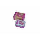 Wisdom Nice Box, boîte à pain avec bloc réfrigérant, env. 12,5 x 17 x 8 cm, violet - "Liebe" (amour)