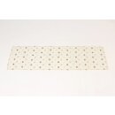 Chemin de table "Pünktchen" transparent motif filé beige crème