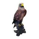 Adler auf Baumstamm, ca. 66 x 28 cm