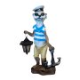 Meerkat sailor with anchor and tea light - lantern, about 61 cm