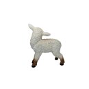 Schaf, liegend oder stehend, ca. 30 cm lang
