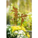 Garden plug " Fairy" set of 2 rust optics garden decoration metal elf