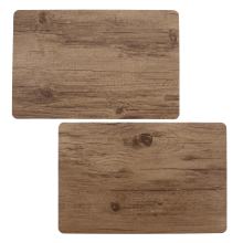 Platzmatte " Holzoptik" 2er Set