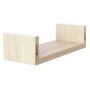 Wandregal Holz Weiß  im 3er Set