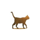 Rust cat on plate, about 50 cm