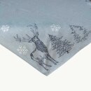 Christmas tablecloth with glittering embroideries