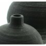 Vase Noir | 2er Set | Ø 11x11 cm | Ø 16x16 cm
