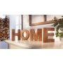 Wooden lettering "Home" 4 pcs.