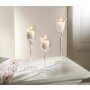 Glass candle holder, set of 3 different sizes Ø 3.5cm