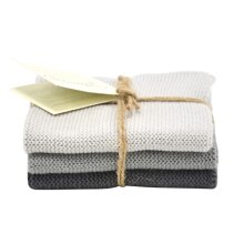 Chiffon gris acier combiné