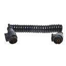 Quality spiral cable extension cable trailer cable 3.5...