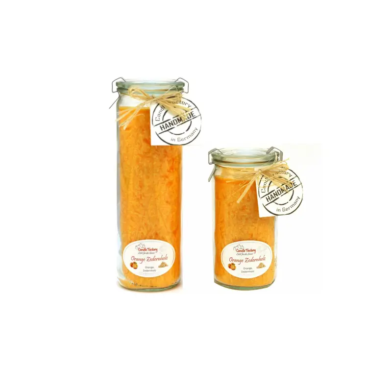 Orange Kerze