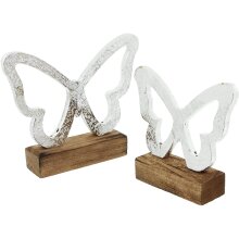 Figuur Vlinder Set van 2
