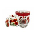 430 ml ton mok met CLASSIC POPPIES infuser