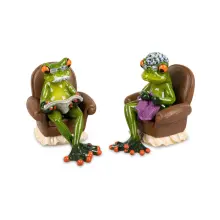 Green Frog Couple