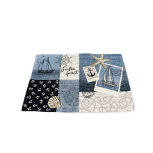 Set de 4 Sailor, patchwork, set de table, env. 32 x 48 cm