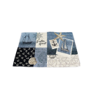 Sæt med 4 Sailor, patchwork, dækkeservietter,...