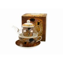 Teekocher mit Teetasse