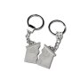 Two-piece front door key ring
