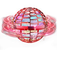 Zweefbal Vliegende Bollen Vliegende LED Bal Boemerang Rood