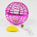 Zweefbal Vliegende Bollen Vliegende LED Bal Boemerang Roze