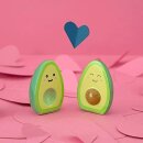 Salt- og peberkværnsæt Happy Avocado