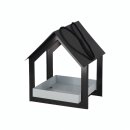 Hængende foderhus antracit/hvid