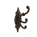 Hook rotatable antique brown S