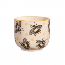 Handbemalter Pflanztopf im mediterranen Stil
