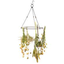 Flower and herb dryer, metal, approx. 35.4 × 35.4 × 40 cm