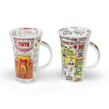 Glencoe Teeth mug, high-quality porcelain mug with tooth motif