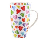 XL Henley Warm Hearts mug, approx. 9.3 x 14.6 cm,...