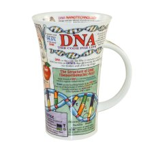 Glencoe DNA mug, high-quality mug made from New Bone China porcelain