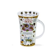 Becher Glencoe World of Bees, hochwertige Porzellantasse mit Bienenmotiv