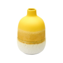 Vase émaillé Mojave jaune
