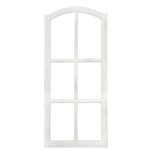 White window frame in shabby chic style, approx. 50 x 3 x 112 cm made of wood