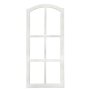 White window frame in shabby chic style, approx. 50 x 3 x 112 cm made of wood