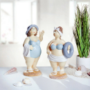 Figurine "Dames de plage", set de 2,...