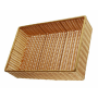Poly display mand, ca. 60 × 40 × 15 cm, bruin, geweven