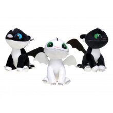 3er-Set Drachenzähmer Baby 26 cm aus kuschelweichem Plüsch