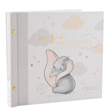 Disney Magical Beginnings album for birth, baby shower gift with Dumbo card set