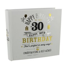 Signography photo album 30th birthday, 80 photos in 10 x 15 cm format, 30th birthday present