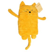 Warmtedier kat, geel, 17 x 26 cm, vulling verwijderbaar...