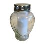 Graf lamp hart "Charles" H 17,5 cm, helder