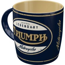 Tasse Triumph Motorcycles en céramique au look rétro, tasse à café pour motards