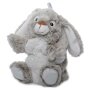 Hand puppet bunny gray -white 22 cm