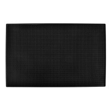 Matte zum Trocknen von Geschirr, rutschfeste Abtropfmatte in Schwarz